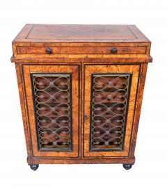Regency Burr Elm And Ebony Credenza - 4396664