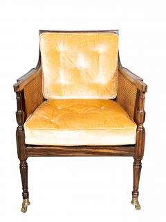 Regency Calamander And Caned Bergere - 4458816