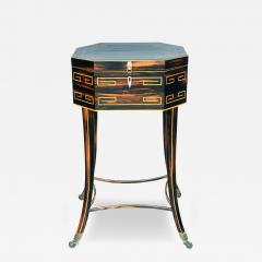 Regency Calamander Tea Caddy Table Or Teapoy - 4475631