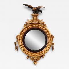 Regency Convex Giltwood Mirror - 2921154