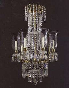 Regency Crystal and Ormolu Chandelier - 3937195