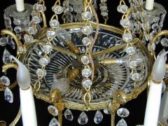 Regency Cut Glass Eight Light Chandelier c 1820 - 4739019