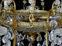 Regency Cut Glass Eight Light Chandelier c 1820 - 4739020