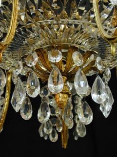 Regency Cut Glass Eight Light Chandelier c 1820 - 4739023