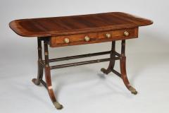 Regency Ebonized and Gilt Rosewood Sofa Table - 1647634