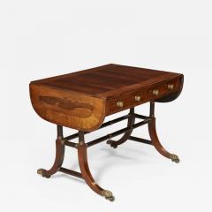 Regency Ebonized and Gilt Rosewood Sofa Table - 1647636