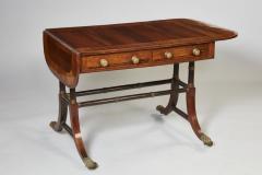 Regency Ebonized and Gilt Rosewood Sofa Table - 1647638