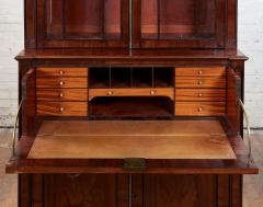 Regency Ebony Inlaid Secretaire Bookcase - 2848489