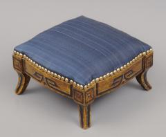 Regency English Antique Gilded Footstool - 811019