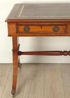 Regency English Leather Top Writing Table England circa 1830 - 4150967