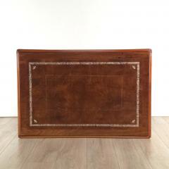 Regency English Leather Top Writing Table England circa 1830 - 4150969