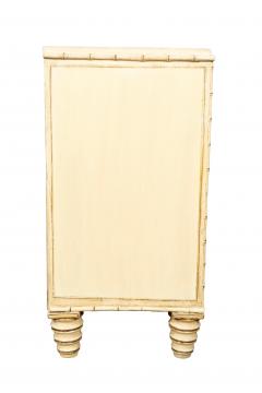 Regency Faux Bamboo Painted Pine Chest Of Drawers - 4643362