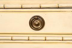 Regency Faux Bamboo Painted Pine Chest Of Drawers - 4643393