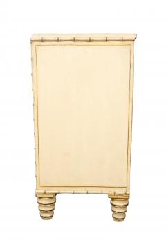 Regency Faux Bamboo Painted Pine Chest Of Drawers - 4643410