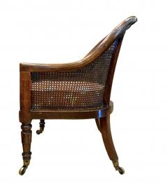Regency Faux Rosewood Caned Tub Chair - 1759970