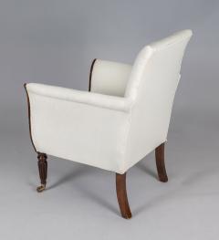 Regency Faux Rosewood Lyre Form Armchair - 4413915