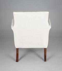 Regency Faux Rosewood Lyre Form Armchair - 4413928