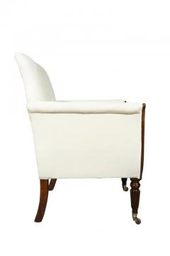 Regency Faux Rosewood Upholstered Armchair - 4144080
