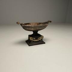 Regency George III Style Large Urn Planter Cast Iron Brass England 20th C  - 3653995