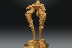 Regency Gilt Bronze Candlesticks Designed by Cheney of London - 4691051