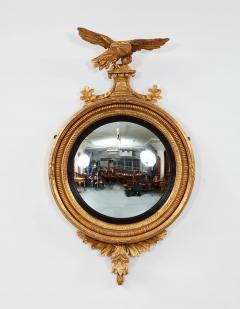 Regency Giltwood Convex Eagle Mirror - 2926400