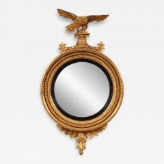 Regency Giltwood Convex Eagle Mirror - 2928111