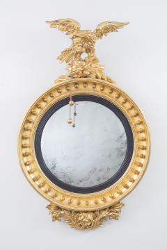 Regency Giltwood Convex Mirror with Eagle - 756238