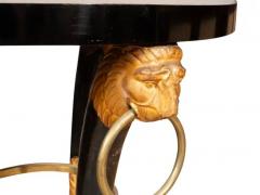 Regency Giltwood Satinwood and Ebony Center Table - 4143687