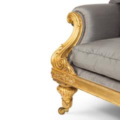 Regency Giltwood Three seater Sofa - 756445