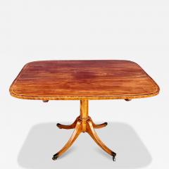 Regency Inlaid Mahogany tilt Top Table - 4379758