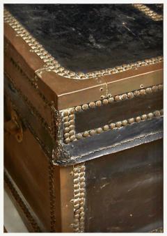 Regency Leather Clad Campaign Trunk - 3376350