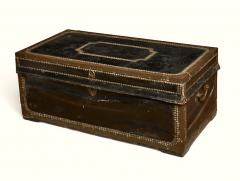 Regency Leather Clad Campaign Trunk - 3376351