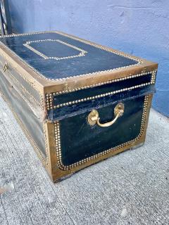 Regency Leather Clad Campaign Trunk - 3381209
