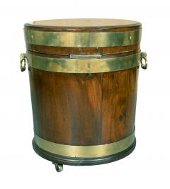Regency Mahogany And Brass Bound Wine Cooler - 4336479