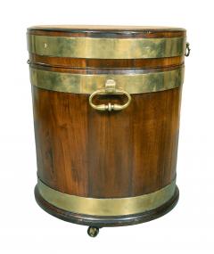 Regency Mahogany And Brass Bound Wine Cooler - 4336489