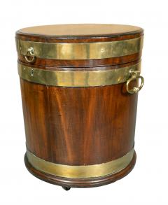 Regency Mahogany And Brass Bound Wine Cooler - 4336568