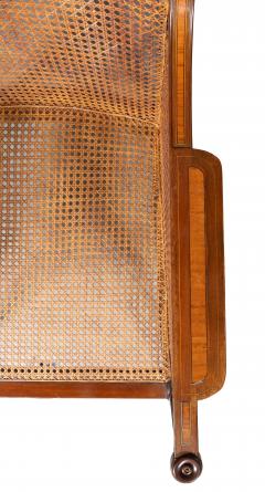 Regency Mahogany And Satinwood Caned Armchair - 4698480