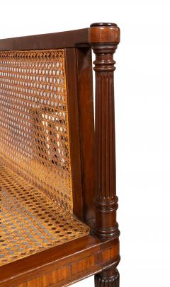 Regency Mahogany And Satinwood Caned Armchair - 4698481