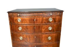 Regency Mahogany Bachelors Bowfront Chest Of Drawers - 4458862