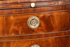 Regency Mahogany Bachelors Bowfront Chest Of Drawers - 4458919