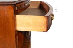 Regency Mahogany Bachelors Bowfront Chest Of Drawers - 4458921