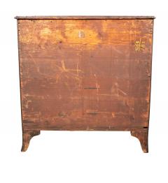 Regency Mahogany Bachelors Bowfront Chest Of Drawers - 4458931