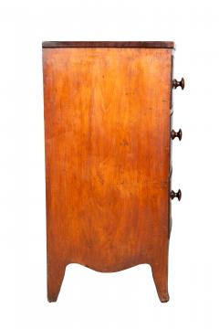 Regency Mahogany Bow Front Chest Of Drawers - 4555077