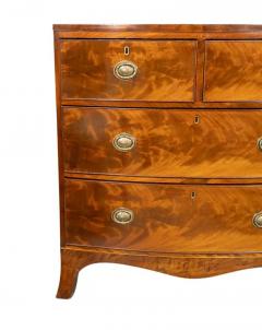 Regency Mahogany Bowfront Chest Of Drawers - 4149465