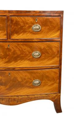Regency Mahogany Bowfront Chest Of Drawers - 4149469
