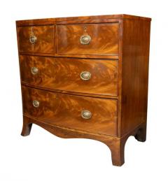 Regency Mahogany Bowfront Chest Of Drawers - 4149506