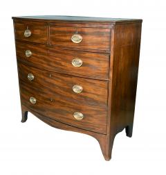 Regency Mahogany Bowfront Chest Of Drawers - 4506946