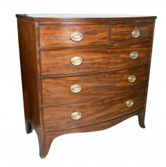 Regency Mahogany Bowfront Chest Of Drawers - 4507010