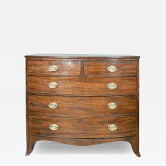 Regency Mahogany Bowfront Chest Of Drawers - 4508527