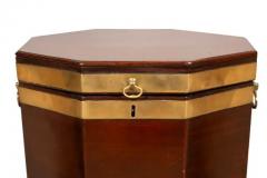 Regency Mahogany Brass Bound Cellarette - 4137656